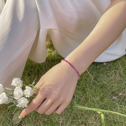 [ECHO ]Radiant Colorful Round Cut Party Bracelet