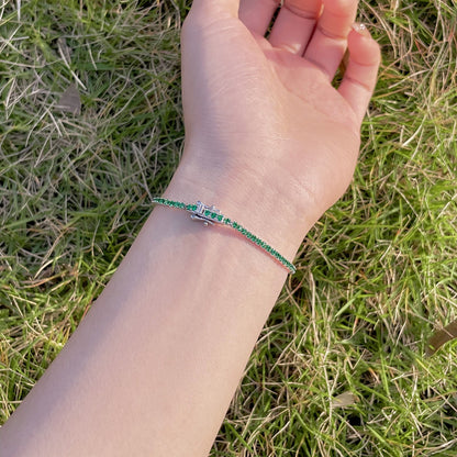 [ECHO ]Radiant Colorful Round Cut Party Bracelet