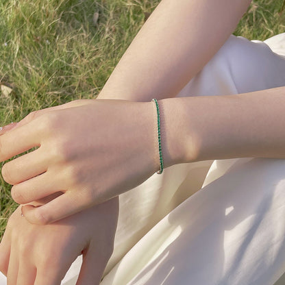 [ECHO ]Radiant Colorful Round Cut Party Bracelet