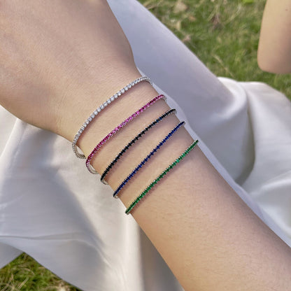 [ECHO ]Radiant Colorful Round Cut Party Bracelet