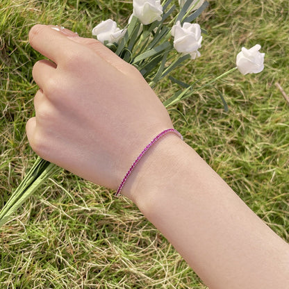 [ECHO ]Radiant Colorful Round Cut Party Bracelet