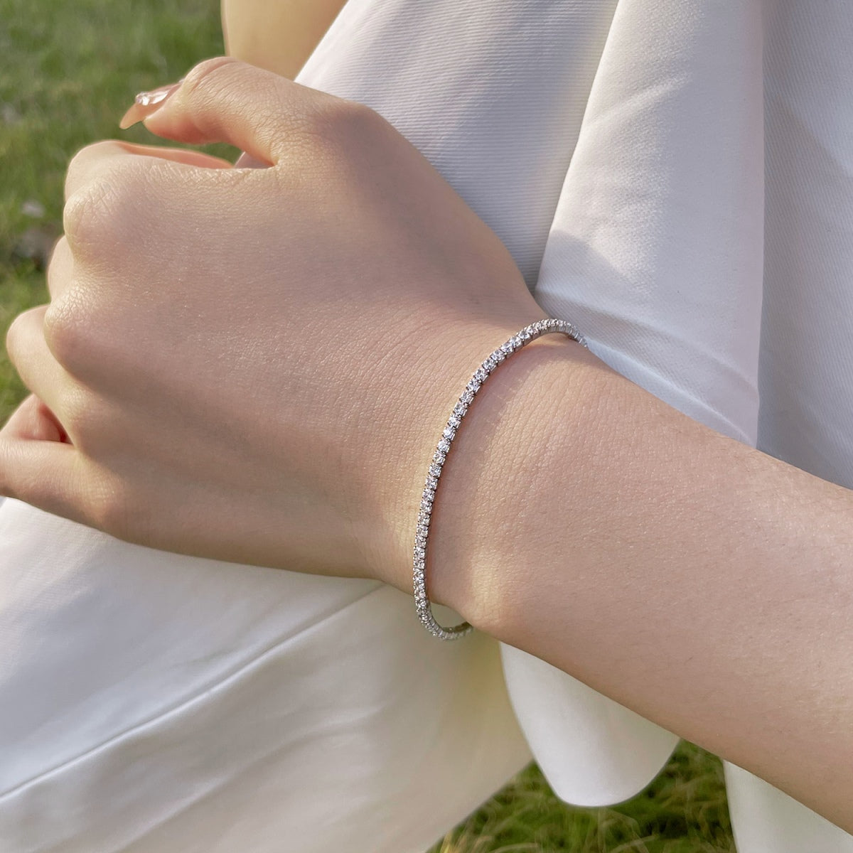 [ECHO ]Radiant Colorful Round Cut Party Bracelet