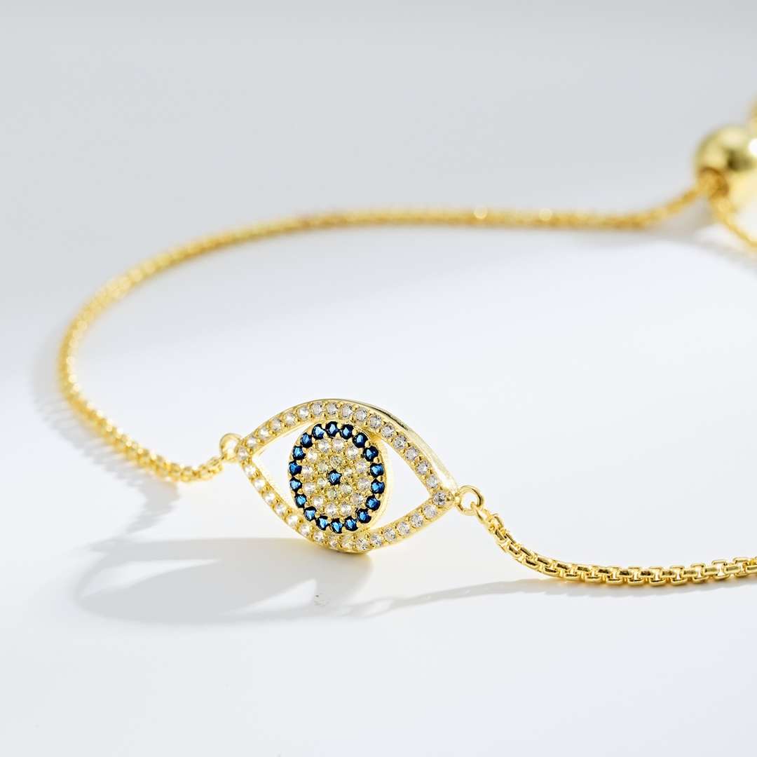 [ECHO ]Dazzling Eye Shape Necklace
