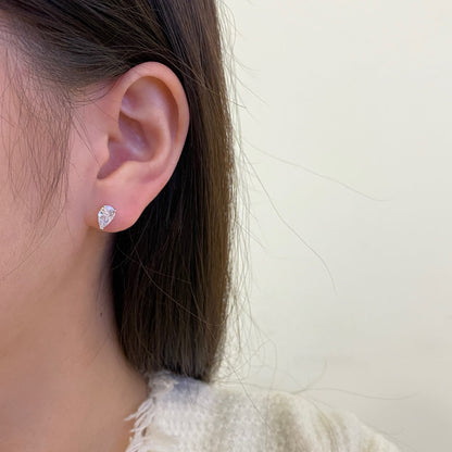 [ECHO ]Ornate Water Drop Shape Earrings