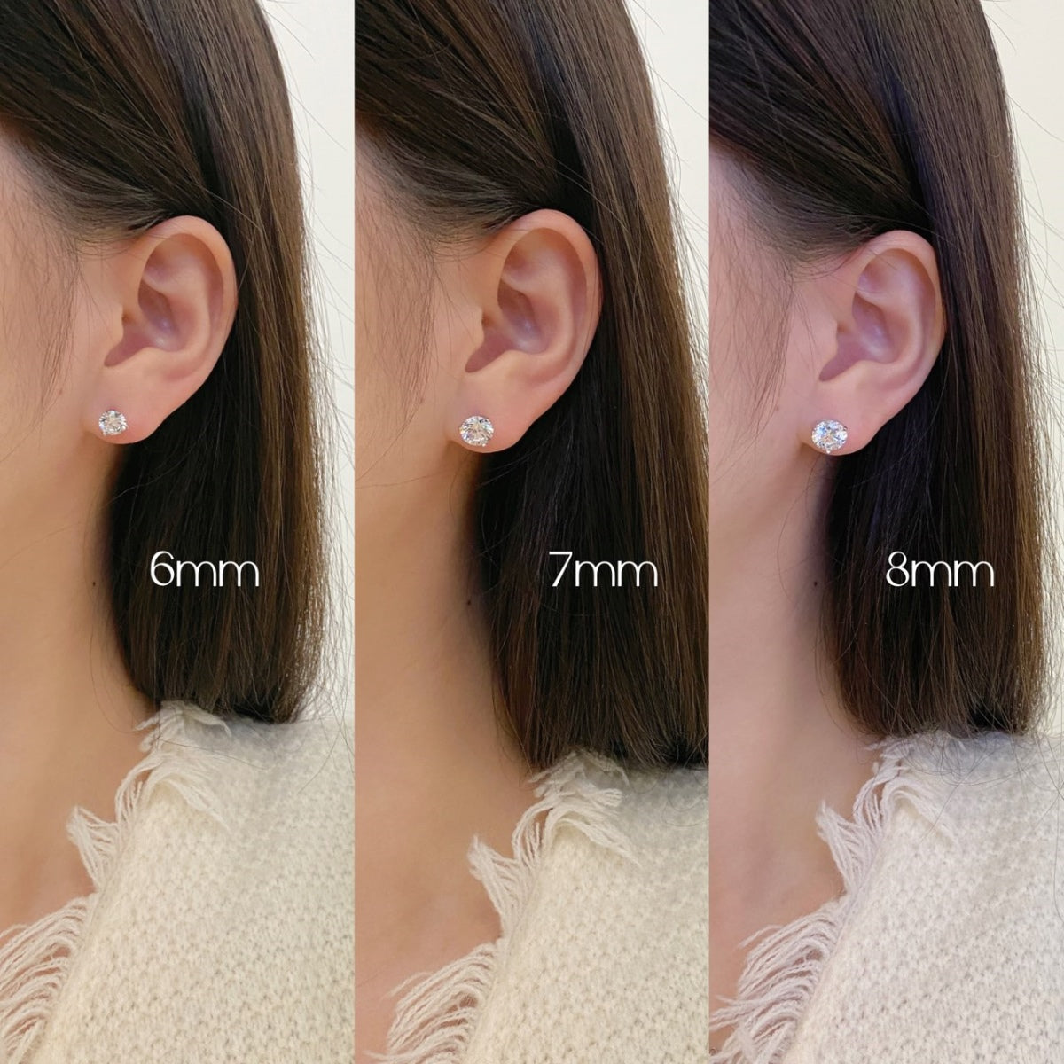 [ECHO ]Dainty Round Shape Earrings