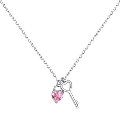 [ECHO ]Unique Heart Shape Key Pendent Necklace