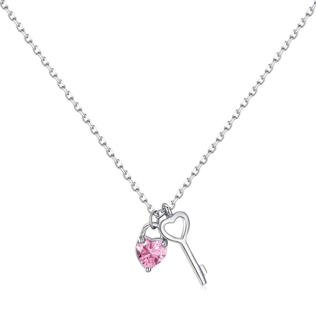 [ECHO ]Unique Heart Shape Key Pendent Necklace