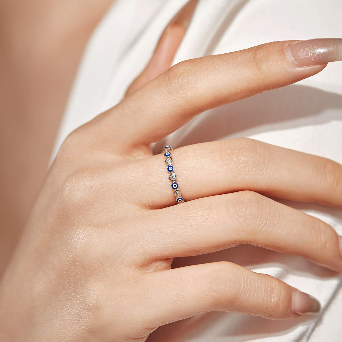 [ECHO ]Radiant Colorful Round Shape Daily Ring