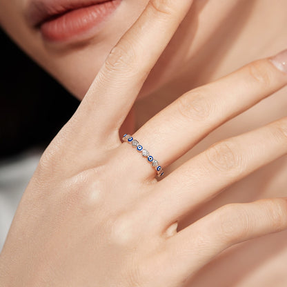[ECHO ]Radiant Colorful Round Shape Daily Ring