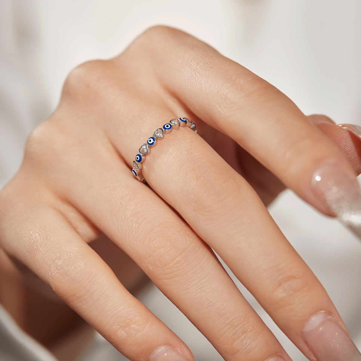 [ECHO ]Radiant Colorful Round Shape Daily Ring