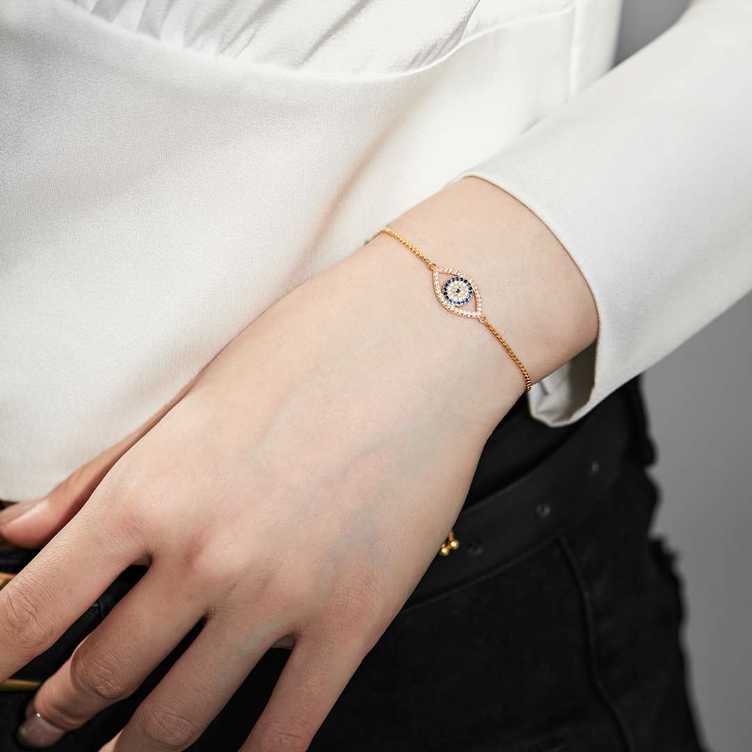 [ECHO ]Dazzling Eye Shape Necklace
