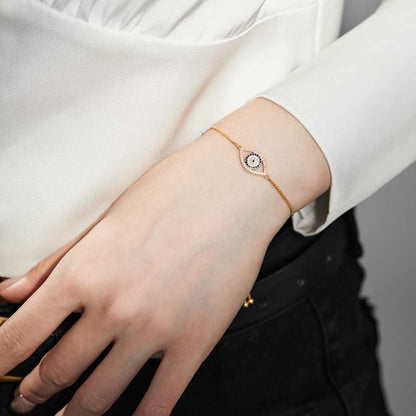 [ECHO ]Dazzling Eye Shape Necklace