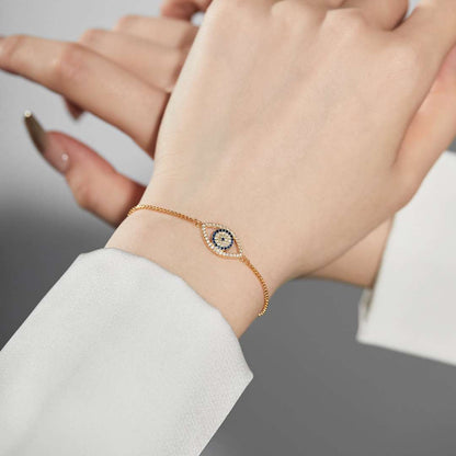 [ECHO ]Dazzling Eye Shape Necklace