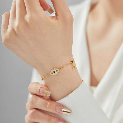 [ECHO ]Dainty Eye Shape Necklace