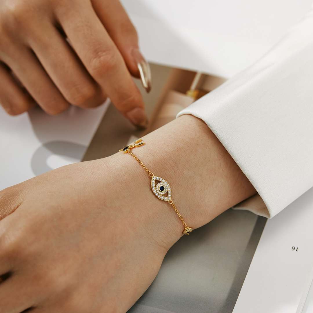 [ECHO ]Dainty Eye Shape Necklace