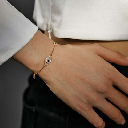 [ECHO ]Dainty Eye Shape Necklace