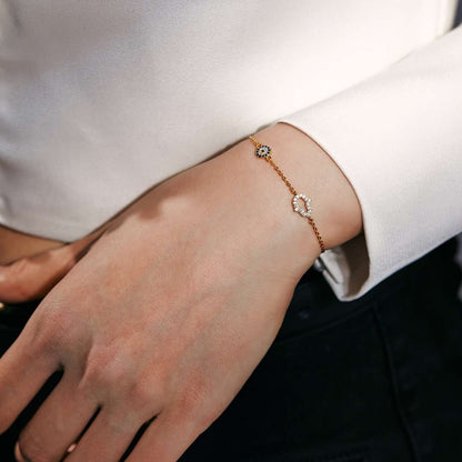 [ECHO ]Gost Shape & Round Shape Necklace