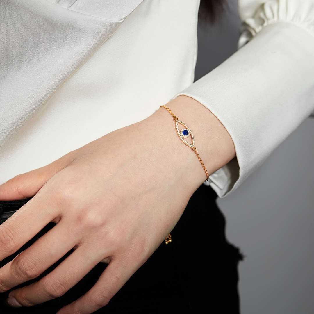 [ECHO ]Devil's Eye Hollow Design Bracelet