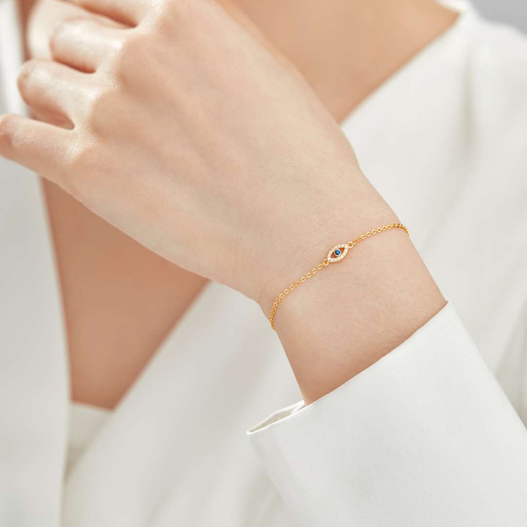 [ECHO ]Evil Eye Shape Necklace