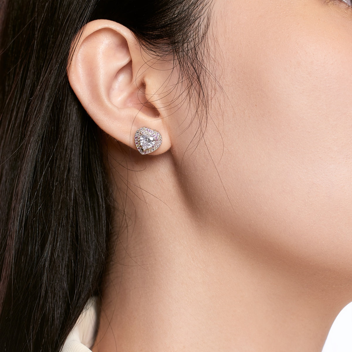 [ECHO ]Dazzling Heart Shape Lover Earrings