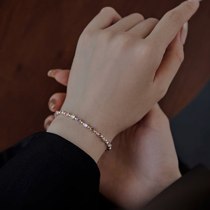 [ECHO ]Sparkling Exquisite Round Cut Party Bracelet