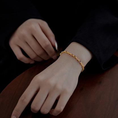 [ECHO ]Sparkling Exquisite Round Cut Party Bracelet