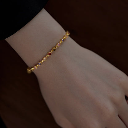 [ECHO ]Sparkling Exquisite Round Cut Party Bracelet