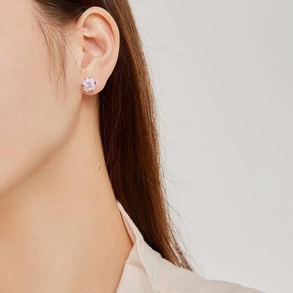 [ECHO ]Ornate Colorful Octagon Shape Daily Earrings