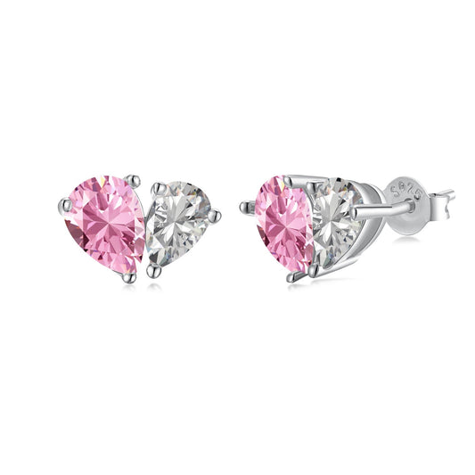 [ECHO ]Dazzling Elegant Heart Cut Lover Earrings