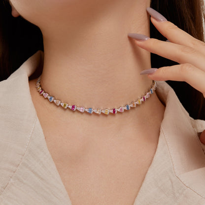 [ECHO ]Radiant Colorful Rainbow Necklace