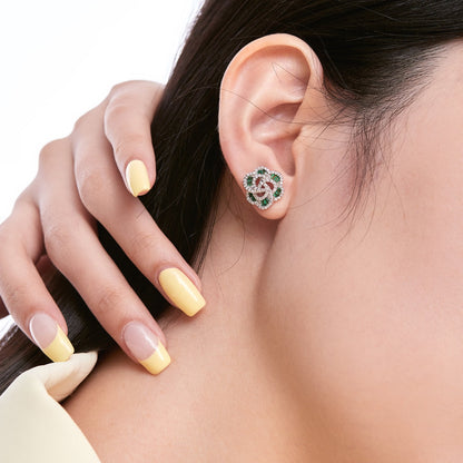 [ECHO ]Exquisite Flower Shape Daily Earrings