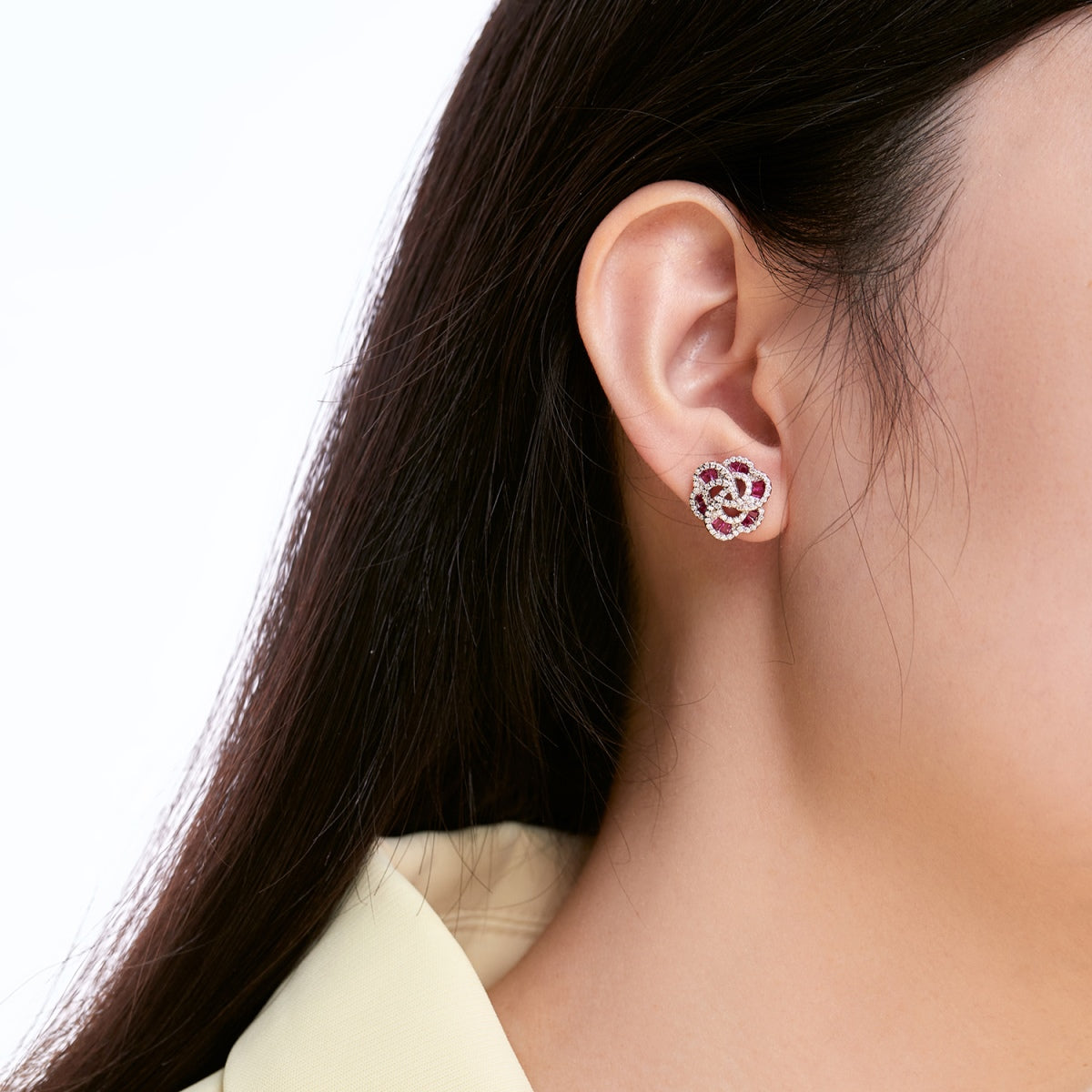 [ECHO ]Exquisite Flower Shape Daily Earrings