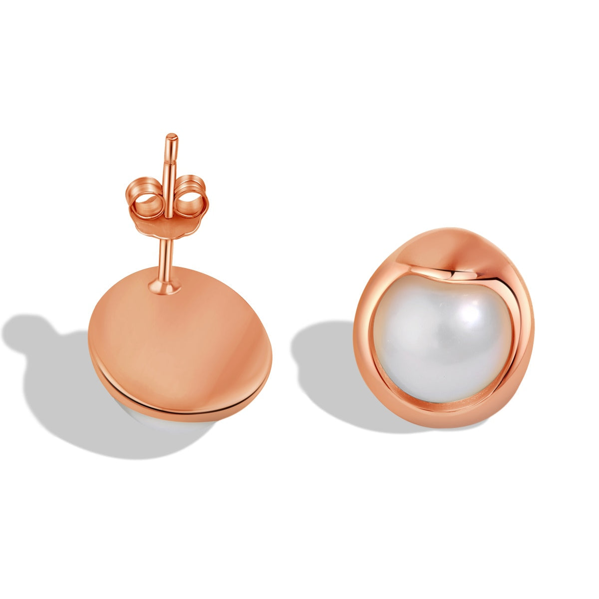 [ECHO ]Dainty Bread Pearl Earrings