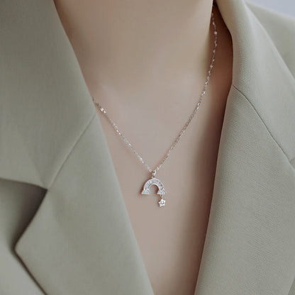 [ECHO ]Unique Rainbow Star Necklace