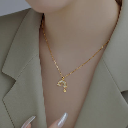 [ECHO ]Unique Rainbow Star Necklace