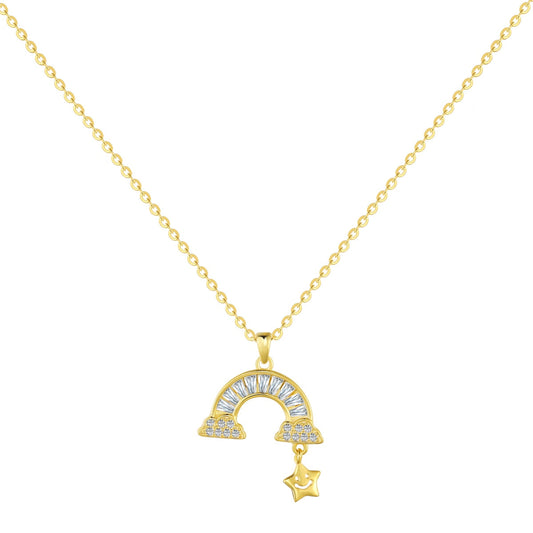 [ECHO ]Unique Rainbow Star Necklace