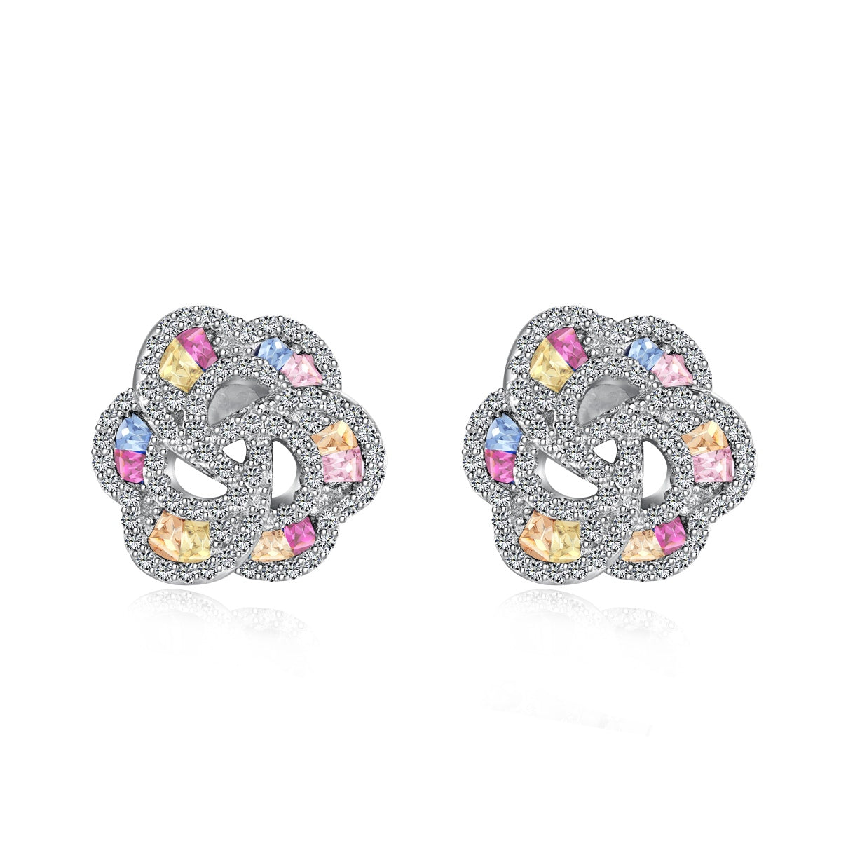 [ECHO ]Exquisite Flower Shape Daily Earrings