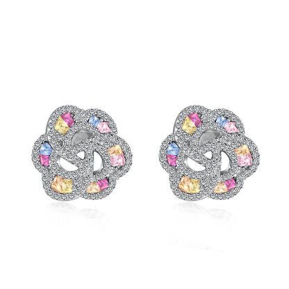[ECHO ]Exquisite Flower Shape Daily Earrings