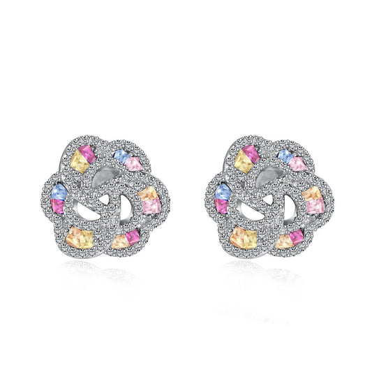 [ECHO ]Exquisite Flower Shape Daily Earrings