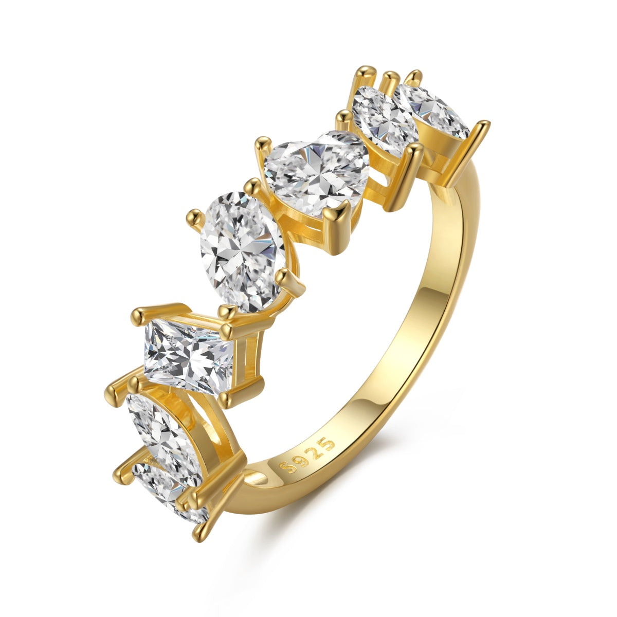 [ECHO ]Delicate Multi Cut Ring