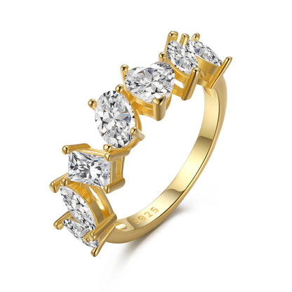 [ECHO ]Delicate Multi Cut Ring