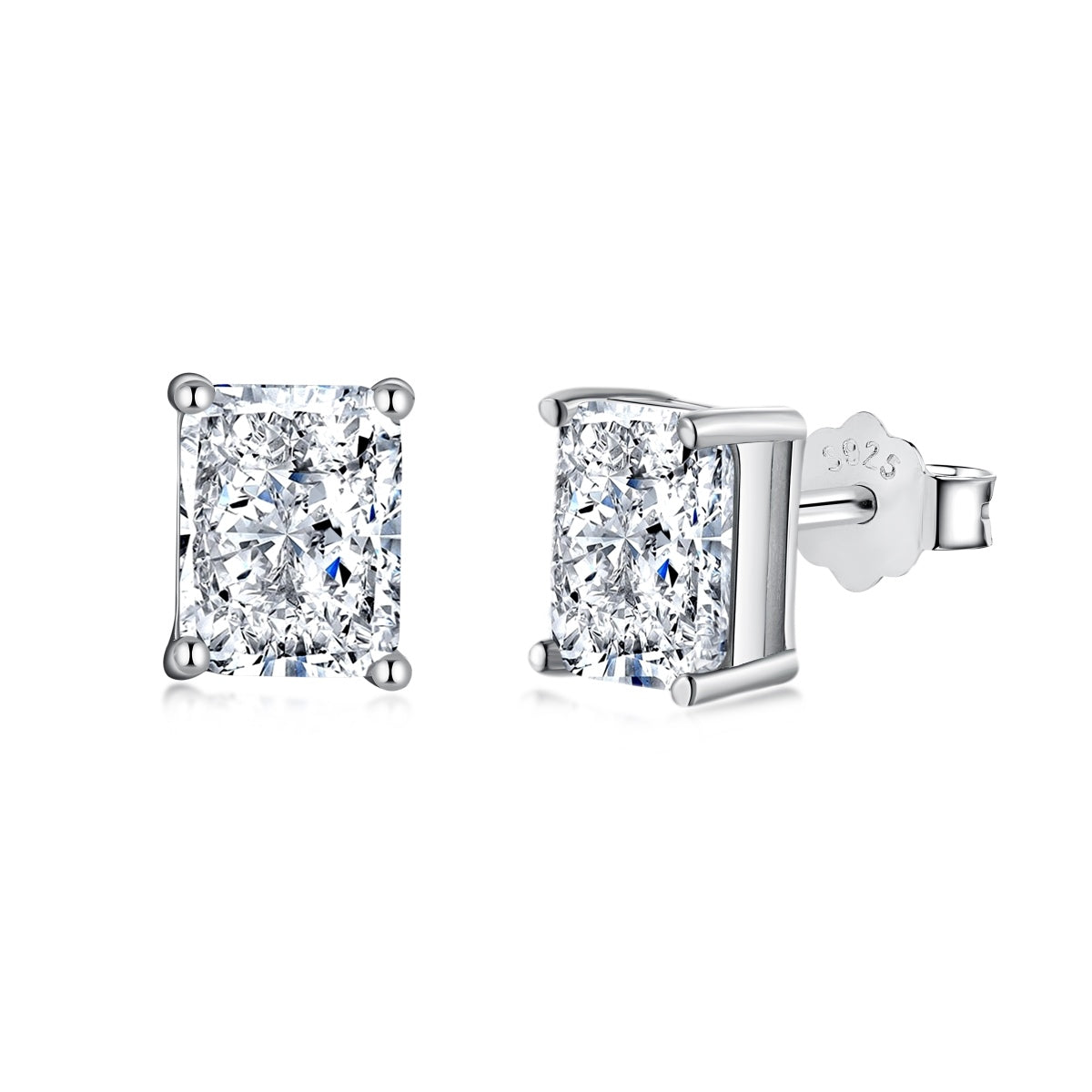 [ECHO ]Radiant Luxurious Princess Cut Daily Earrings