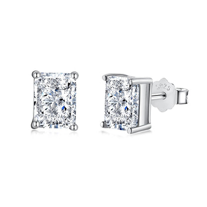 [ECHO ]Radiant Luxurious Princess Cut Daily Earrings