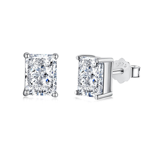 [ECHO ]Radiant Luxurious Princess Cut Daily Earrings