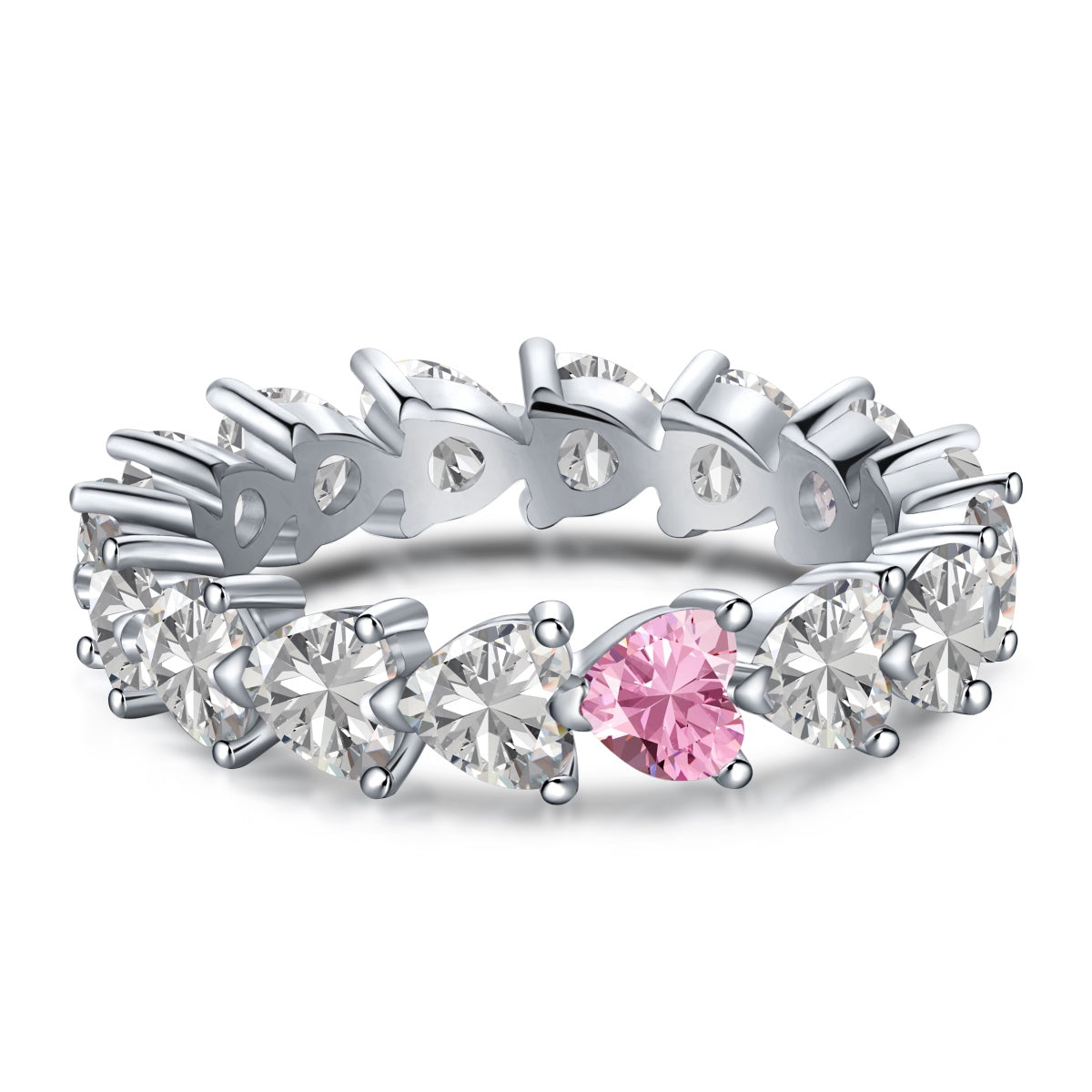 [ECHO ]0.25 Carat Radiant Romance Heart Cut Lover Ring