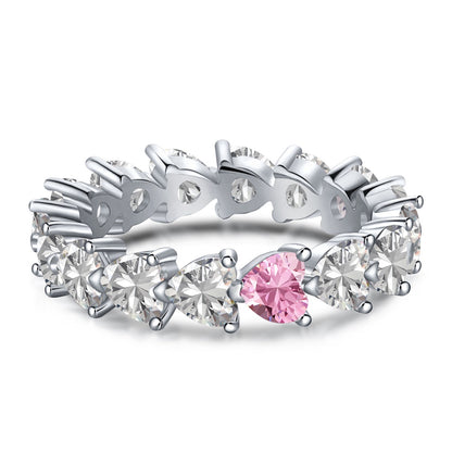 [ECHO ]0.25 Carat Radiant Romance Heart Cut Lover Ring