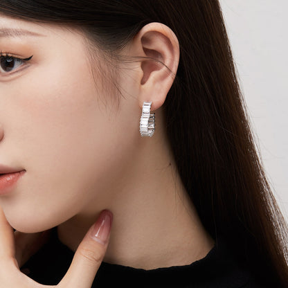 [ECHO ]Radiant Heart Cutout Earrings