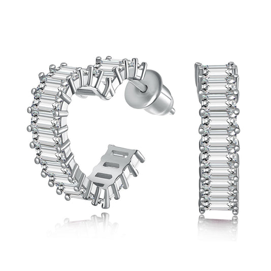 [ECHO ]Radiant Heart Cutout Earrings