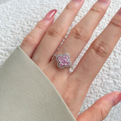 [ECHO ]Luxurious Eternity Flower Shape Banquet Ring