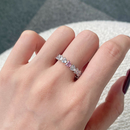 [ECHO ]0.25 Carat Radiant Romance Heart Cut Lover Ring